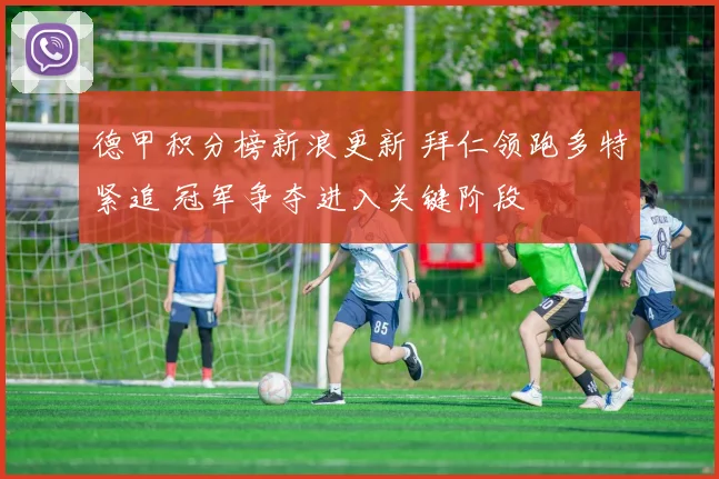 德甲积分榜新浪更新 拜仁领跑多特紧追 冠军争夺进入关键阶段